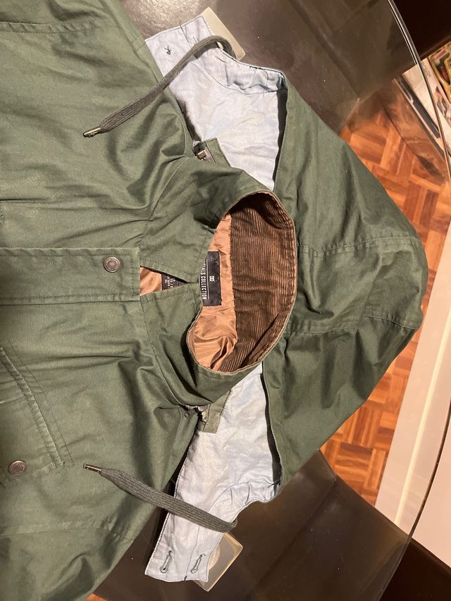 Chaqueta DC Talla XL Verde/Marrón
