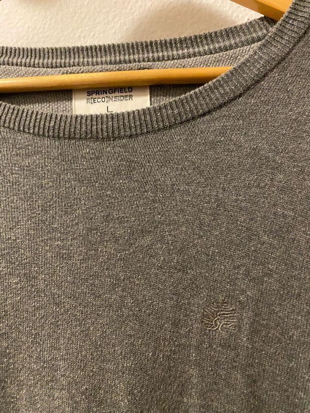 Jersey gris Springfield talla L