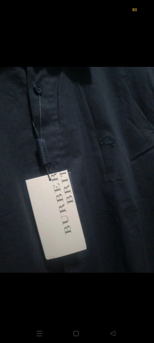 Camisa Burberry Brit Negra Réplica