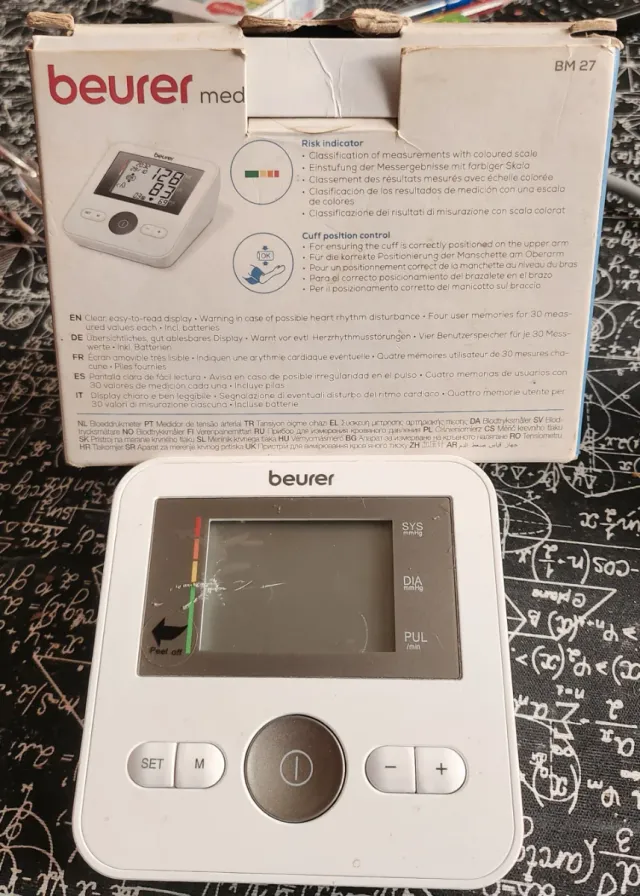 Tensiometro Beurer BM 27 brazo