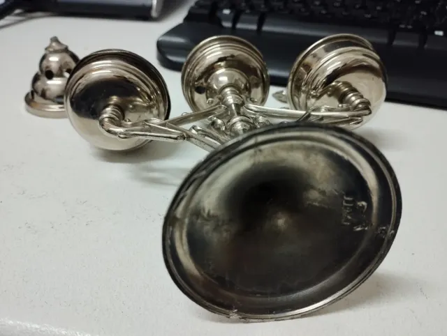 Candelabro antiguo modernista, marcado FAGES.