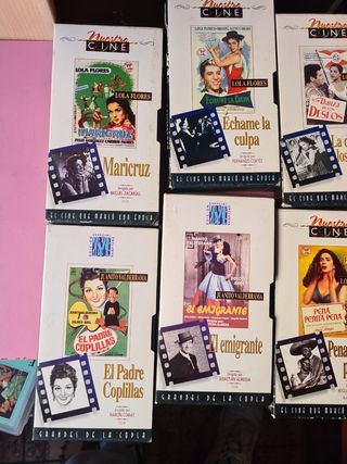 Lote 7 Películas VHS Españolas Clásicas