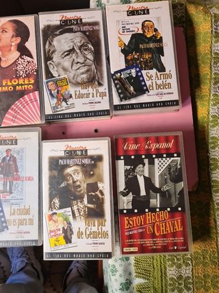 Lote 7 Películas VHS Españolas Clásicas