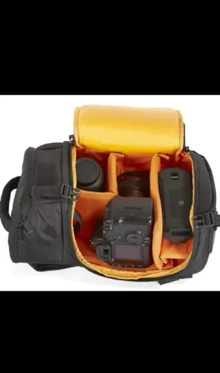 Mochila para cámara y dron negra