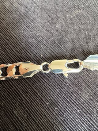 Cadena Cubana 925 Plata 12mm