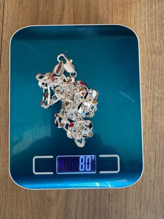 Cadena Cubana 925 Plata 12mm