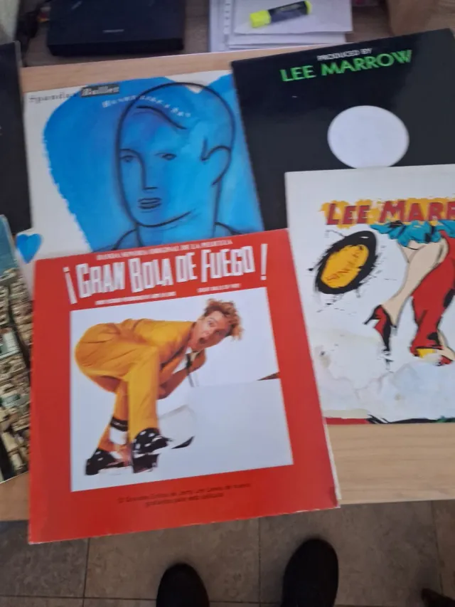 Lote 4 Vinilos Fatback, Lee Marrow, etc.