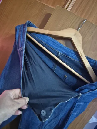 Pantalón premamá vaquero azul