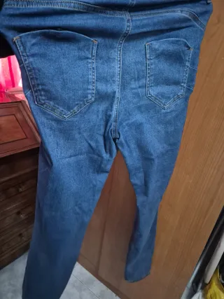 Pantalón premamá vaquero azul