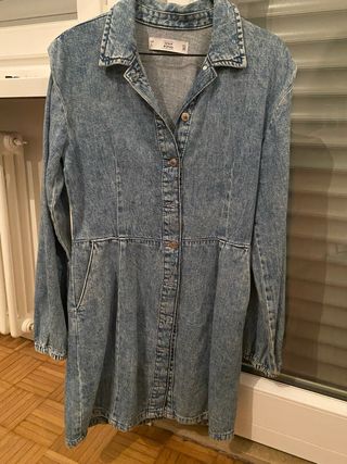 Vestito jeans maniche lunghe taglia L