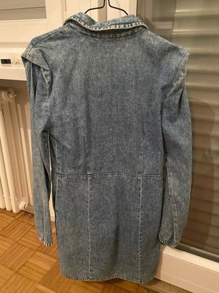 Vestito jeans maniche lunghe taglia L