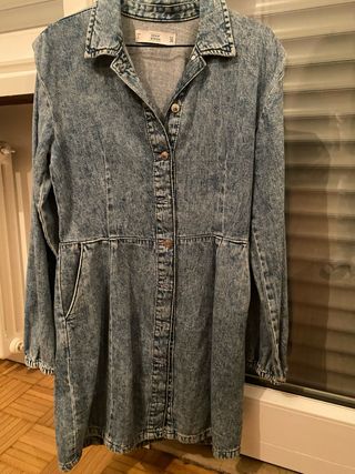 Vestito jeans maniche lunghe taglia L