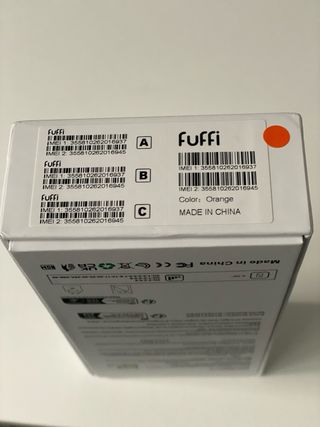 Teléfono Fuffi M17 Pro Naranja. Nuevo a estrenar