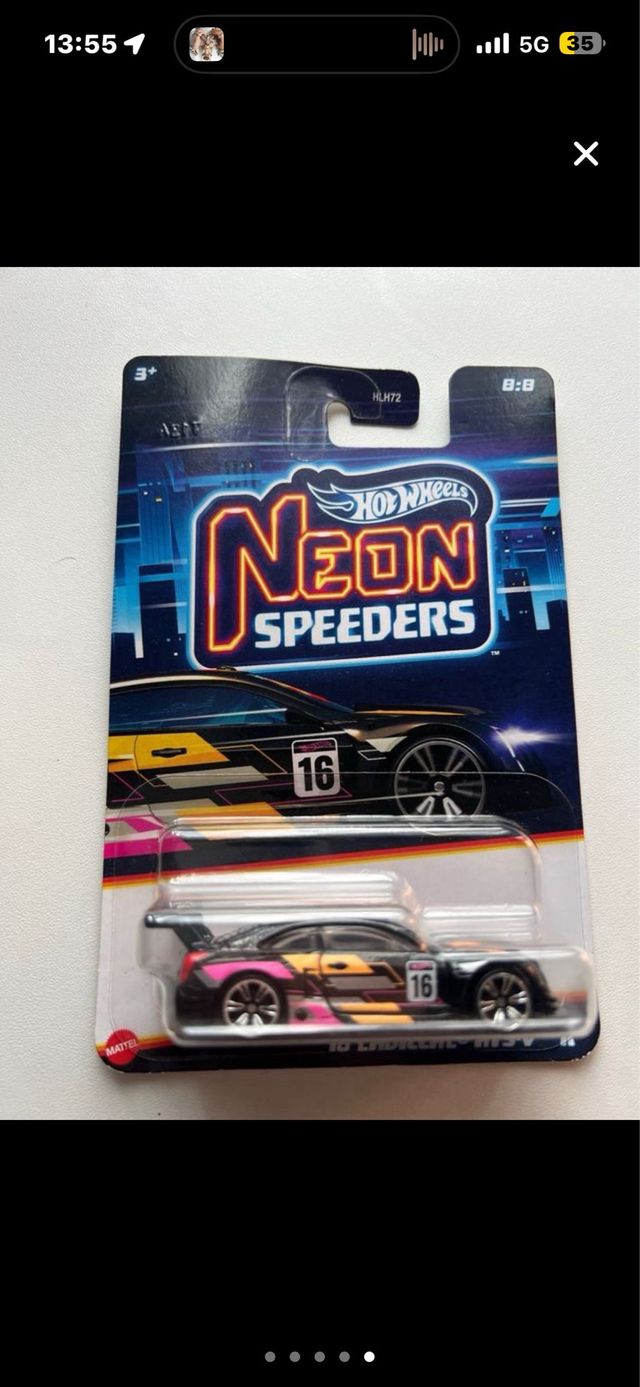 Lote di 3 Hot Wheels Neon Speeders