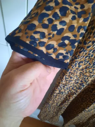 Vestido estampado leopardo talla M