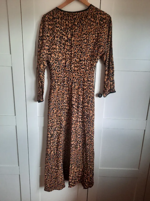 Vestido estampado leopardo talla M