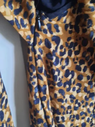 Vestido estampado leopardo talla M