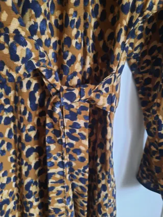 Vestido estampado leopardo talla M