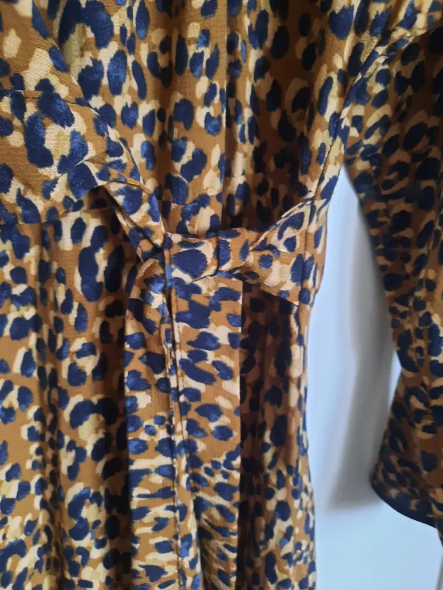 Vestido estampado leopardo talla M