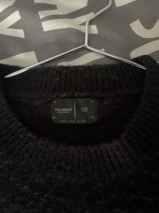 Jersey lana Pull&Bear negro