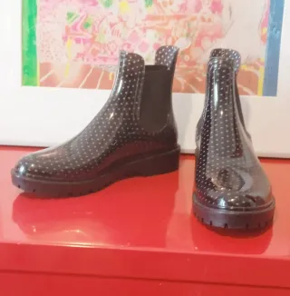 Botas de agua lunares talla 38