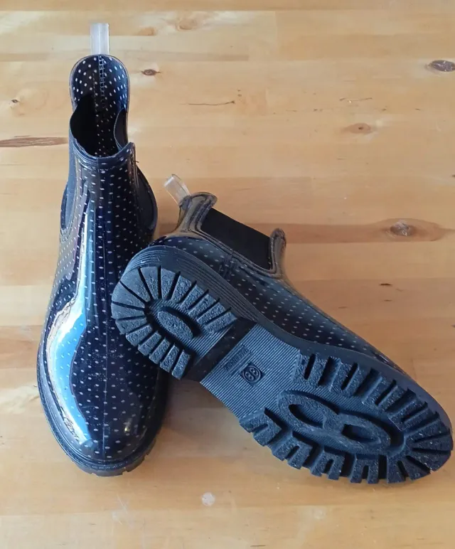 Botas de agua lunares talla 38