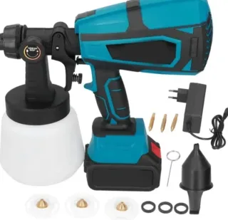 Pistola a spruzzo verniciatura elettrica 2Batterie
