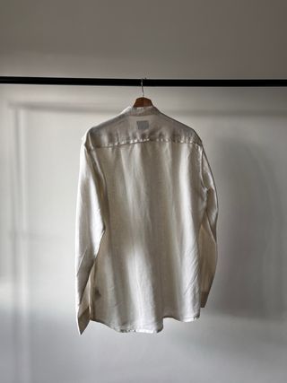 Camisa blanca manga larga