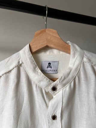 Camisa blanca manga larga