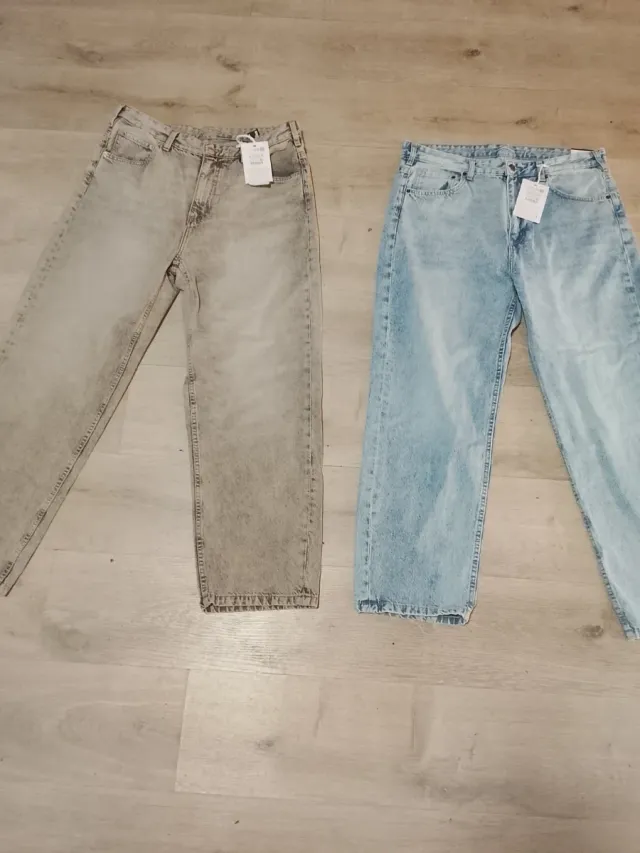 2 Pantalones Baggy Pull&Bear Talla XL