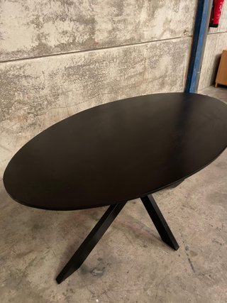 Mesa de comedor Livingfurn - Oslo Ovalada Acasia 180 cm