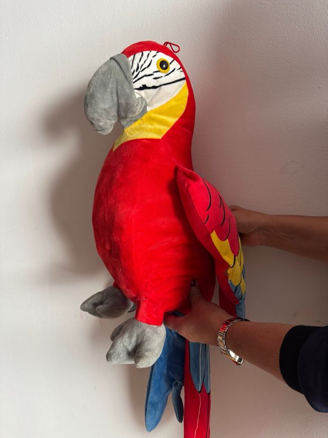 Peluche loro guacamayo grande