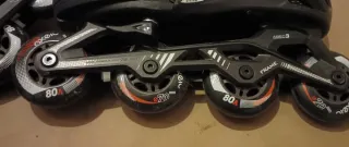 Patines Oxelo 35-38 + Casco talla M y Proteccion