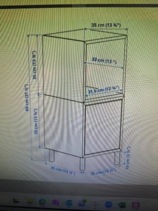 Mueble Almacenaje EKET Ikea