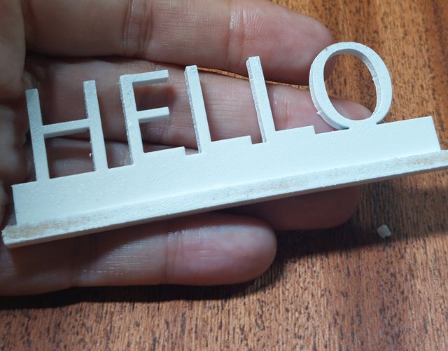 Letrero HELLO escala 1:6 Blythe