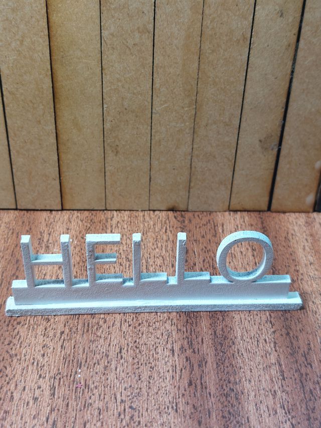 Letrero HELLO escala 1:6 Blythe