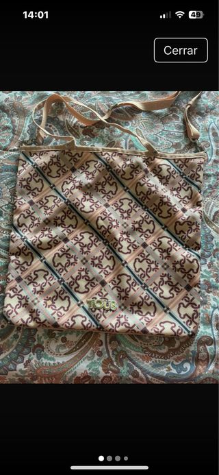Bolso Tous Beige Multicolor Nuevo