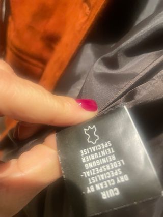 Chaqueta de ante marrón caldera Real Leather