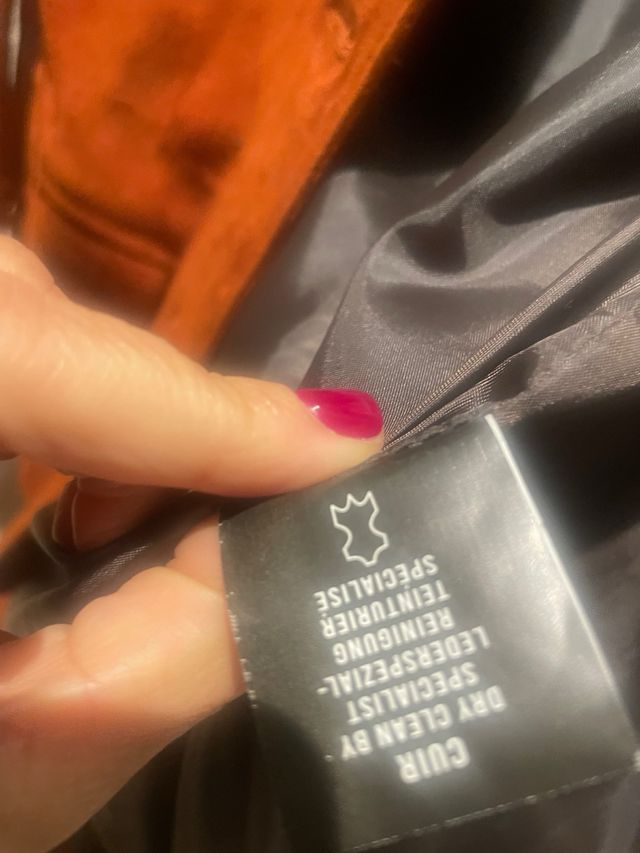 Chaqueta de ante marrón  caldera Real Leather