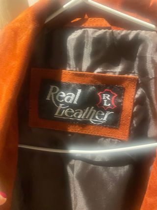 Chaqueta de ante marrón caldera Real Leather