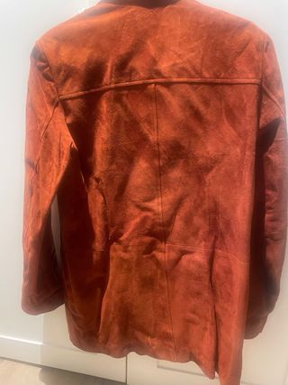 Chaqueta de ante marrón caldera Real Leather