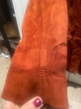 Chaqueta de ante marrón caldera Real Leather