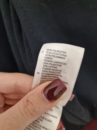 Giubbotto burgundy bomber H&M donna