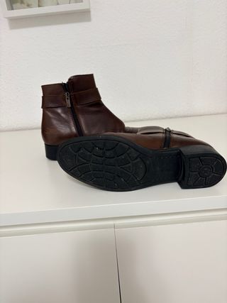 Botines Callaghan piel marrones