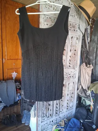 Vestido Zara mini con abalorios T/S