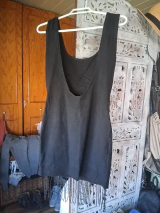 Vestido Zara mini con abalorios T/S