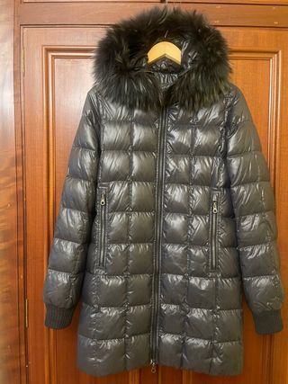 Plumas DUVETICA negro con capucha