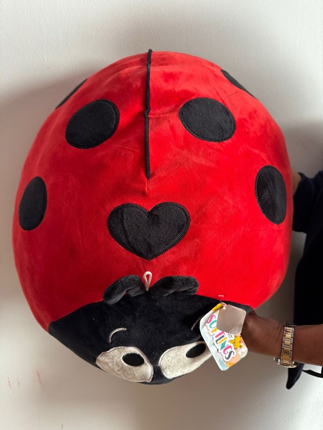 Peluche mariquita suave