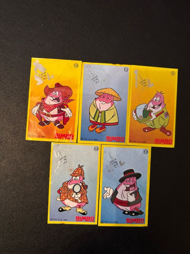 Pegatinas El Chollo de Bimbo 1985