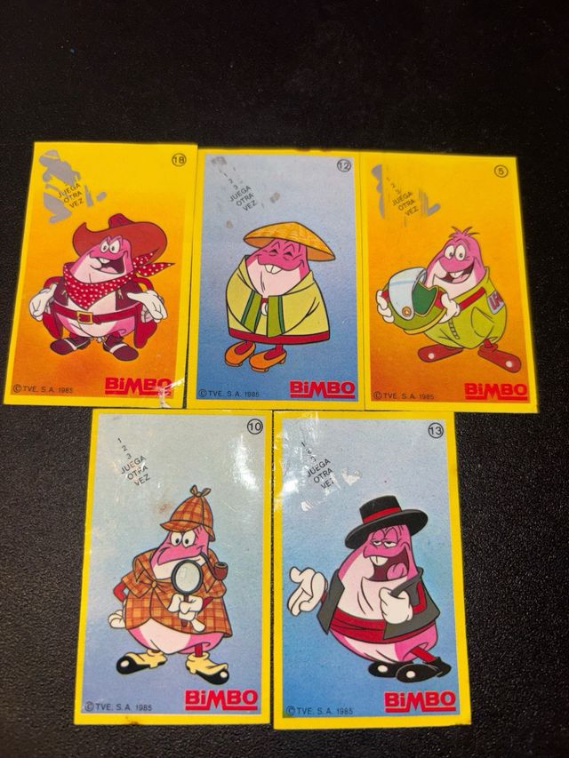 Pegatinas El Chollo de Bimbo 1985
